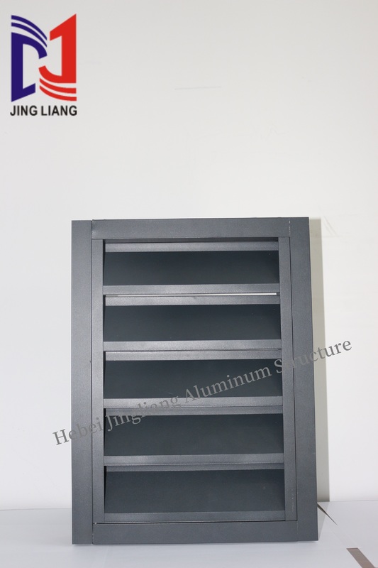 কাস্টমাইজড অ্যালুমিনিয়াম লোভার পাউডার লেপ বা পিভিডিএফ বা সজ্জা জন্য অ্যানোডাইজড অক্সিডেশন