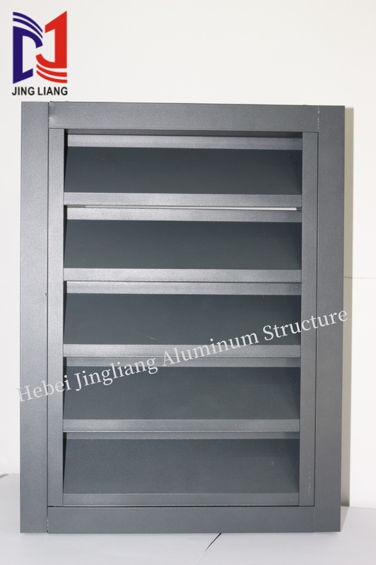 কাস্টমাইজড অ্যালুমিনিয়াম লোভার পাউডার লেপ বা পিভিডিএফ বা সজ্জা জন্য অ্যানোডাইজড অক্সিডেশন