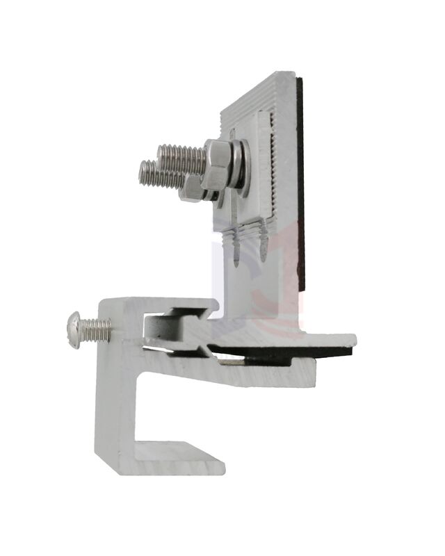 টেরাকোটা ফেস্যাড সাপোর্ট সিস্টেমের জন্য অ্যান্টি-কোরোশন অ্যালুমিনিয়াম শেষ ক্লিপ