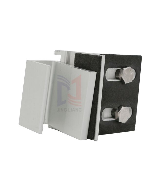 টেরাকোটা ফেস্যাড সাপোর্ট সিস্টেমের জন্য অ্যান্টি-কোরোশন অ্যালুমিনিয়াম শেষ ক্লিপ