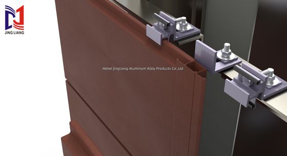 ২০ মিমি প্যানেলের জন্য উচ্চ স্থায়িত্ব সম্পন্ন টেরাকোটা বায়ুচলাচলযুক্ত সম্মুখভাগের সমর্থন ব্যবস্থা